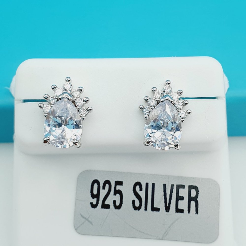 "925 Sterling Silver CZ Beautiful Earrings for Women, 1USPAR4191
